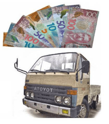 cash for scrap truck removal